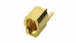 Ο χρυσός κάλυψε MMCX ομοαξονικούς συνδετήρες RF, η ευθεία άκρη τοποθετεί το θηλυκό συνδετήρα του Jack προμηθευτής